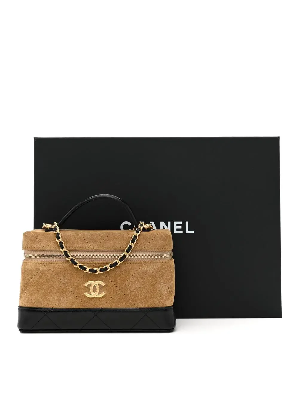 Chanel Suede Calfskin Shiny Lambskin #270147C49B - Picture 11 of 11